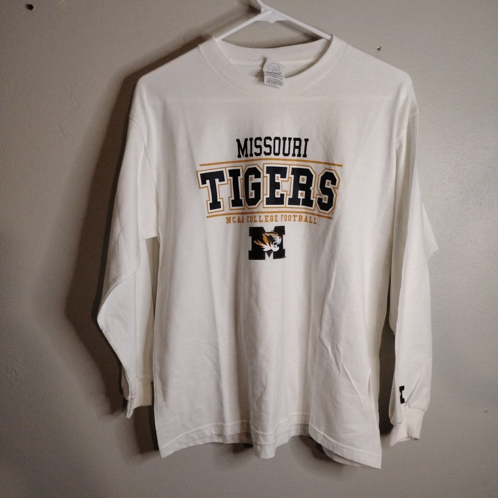 Xlarge Missouri University Longsleeve Tshirt, White